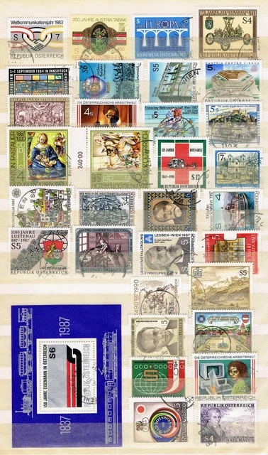 Österreich Briefmarken Lot sauber gestempelt