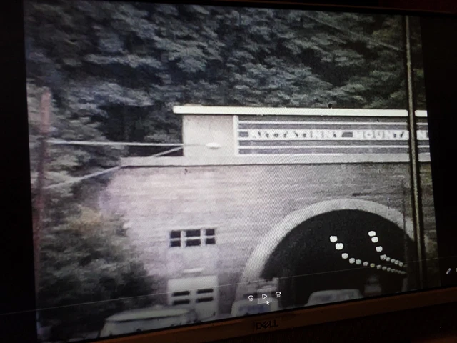 Carrete inclinado de película en casa de 8 mm Johnston PA Pennsylvania autopista de peaje Niágara F A34