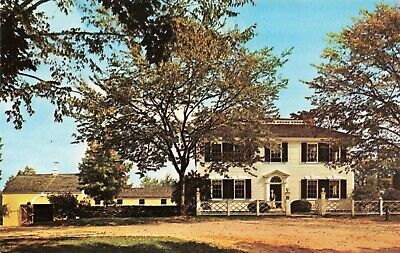 Postcard Salem Towne House Old Sturbridge Village Sturbridge Massachusetts