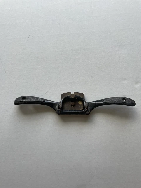 Vintage Stanley No. 53 Flat Bottom Adjustable Throat Spokeshave Antique 2