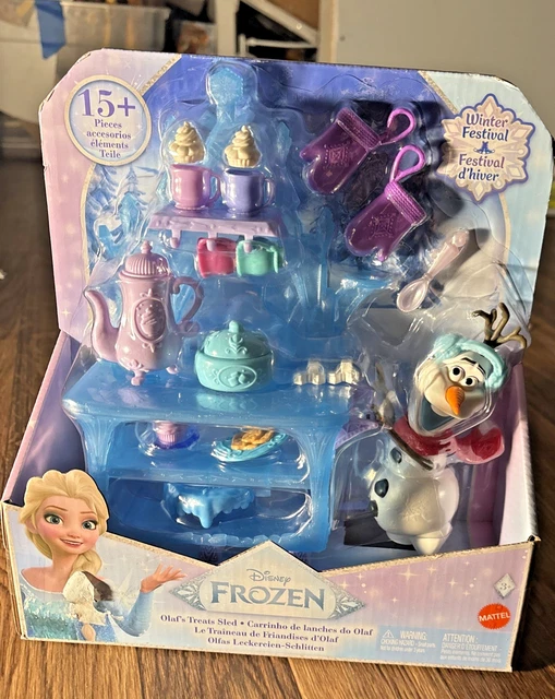 Olaf Tea Set DISNEY FROZEN OLAF’S Treats Sled Playset NEW Elsa Anna Olaf Tea Set $17 ...