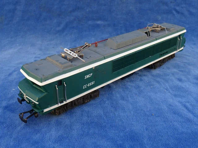 ANCIEN JOUET JOUEF CC 7107 SNCF LOCOMOTIVE MOTRICE TRAIN H0 no marklin