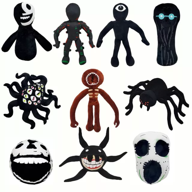 Doors Roblox Figure Plush Monster Horror Game Stuffed Figure Doll Cartoon  Animation Halt Plushies Toy From Doors Fans Kids Gift