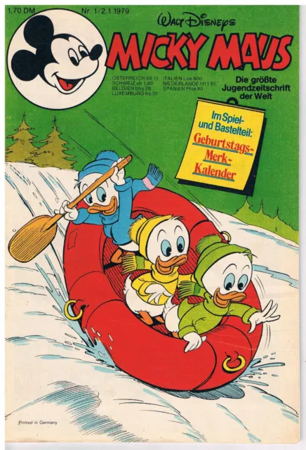 Ehapa - Micky Maus - Band 1 - Ausgabe 1979 - mit Schnipp und Beilage - M0239