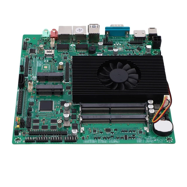INDUSTRIAL NAS MOTHERBOARD 4 Core 4 Thread Low Power Processor DDR4 ...