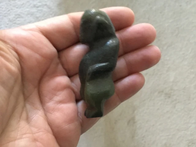 Chinese  So  Very Old    Jade/ Hard Stone   A  Man  Carved Pendant