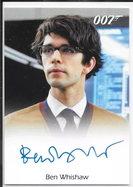 Rittenhouse James Bond 007 Classics Full Bleed Auto Ben Whishaw as Q