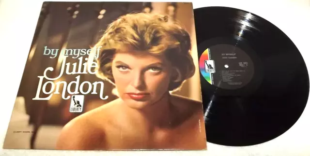 Julie London "by myself" 1965 Jazz Vocal Liberty Mono Vinyl LP MCR-1 CRC