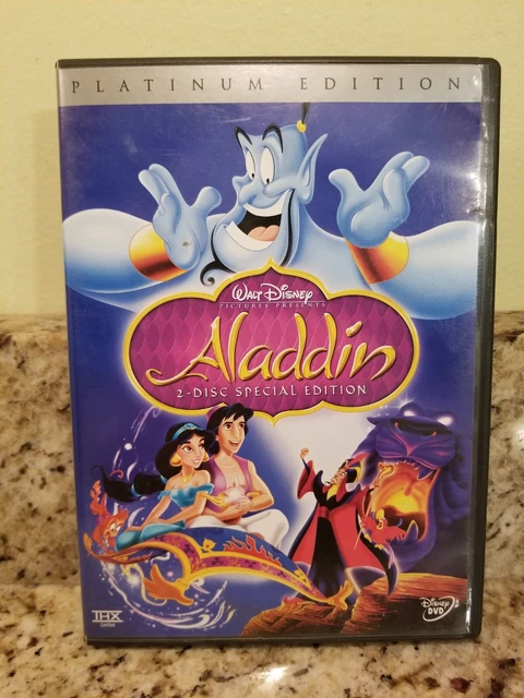 Aladdin 2 Disc Special Edition Platinum Edition DVD Walt Disney