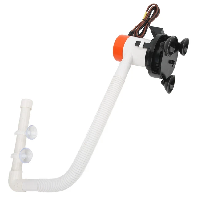 Bait Pump 12V 350GPH Maximum Flow Portable Boat Tank Fish Saver Aerator For Any