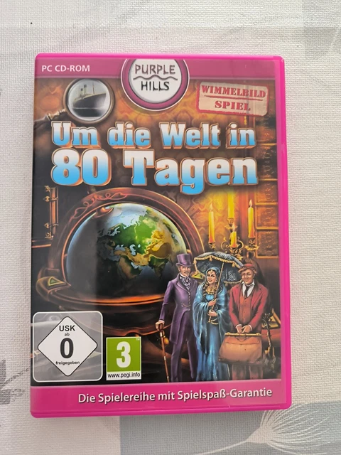 Pc Spiel In 80 Tagen Um Die Welt UM DIE WELT in 80 Tagen Wimmelbild Spiel PC CD ROM Purple Hills EUR 3