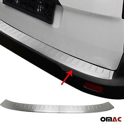 For Ford Transit Connect 2014-2021 Chrome Rear Bumper Trunk Sill Guard Brushed