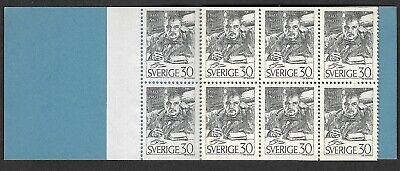 Sweden 1960 cpl booklet with twenty stamps Anders Zorn. Engraved by Slania.  MNH