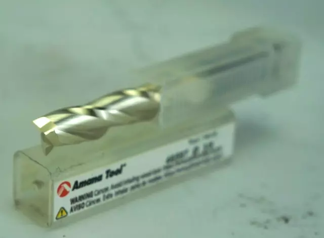 Amana 46597 Carving Flat Bottom 0.10 Deg Straight Angle 3/8 x 1-3/4 Router Bit