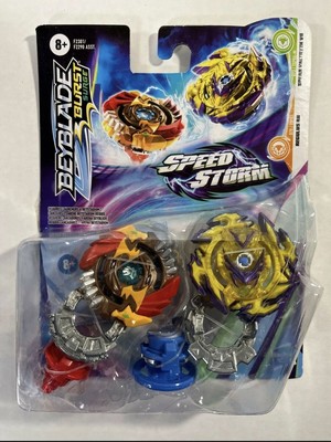 beyblade burst surge speedstorm spear valtryek v6 and regulus r6 dual pack