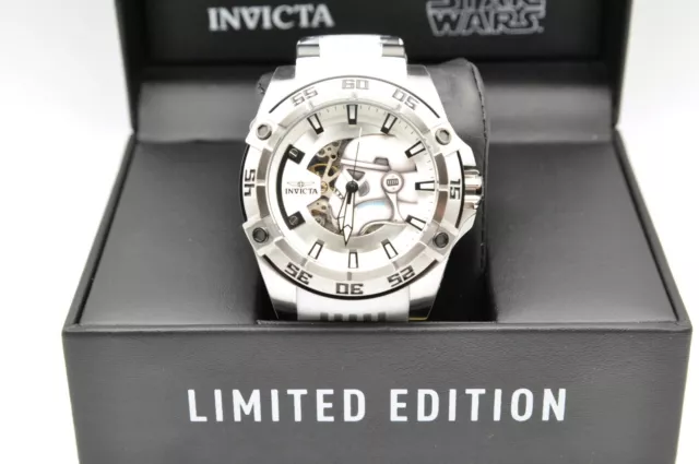 Invicta Star Wars Stormtrooper Automatic Men's Watch - 52mm, White, Black 31689