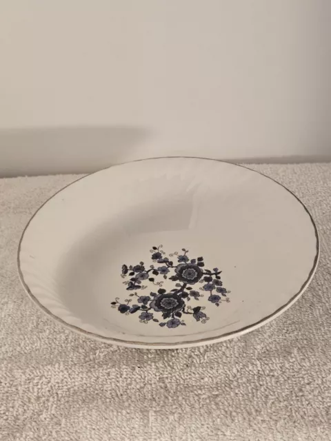 Royal Blue Ironstone ~ Enoch Wedgewood  ~ 5 1/2-Inch Fruit/Dessert Bowl