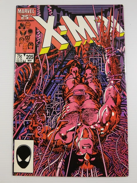 Uncanny X-Men #205 Vol. 1 (Marvel, 1986) Key Lady Deathstrike Appearance