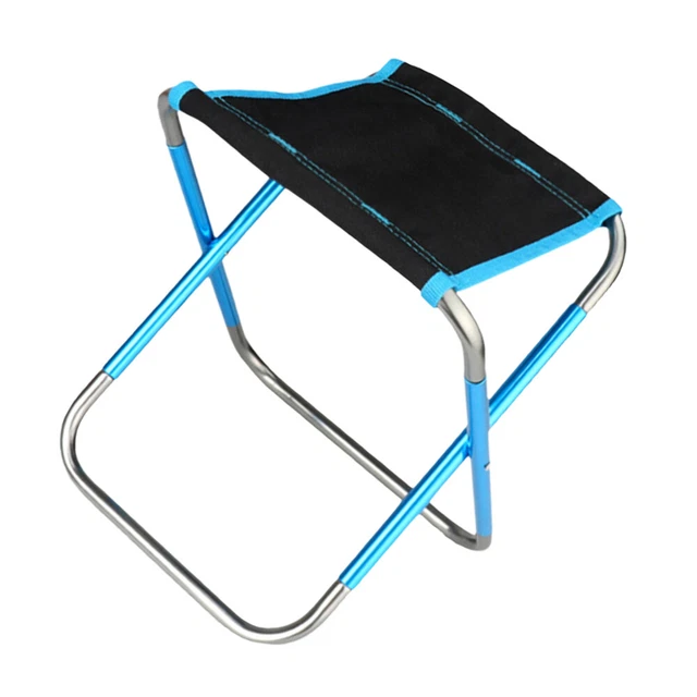 Sgabello Pieghevole Lega Alluminio Barbecue Zaino Sedie Pesca