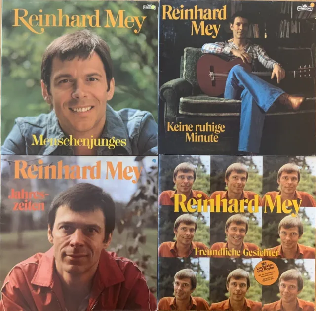 Reinhard Mey - 4 LP`s Vinyl Schallplatten von 1977 bis 1981