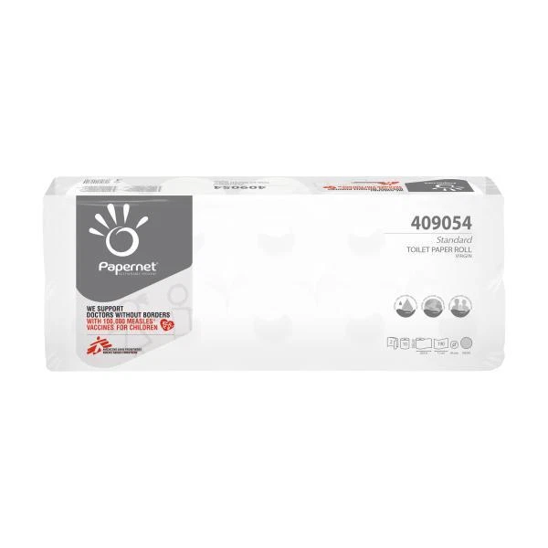 Carta igienica standard - 15,5 gr - diametro 11 cm - 9,5 cm x 21 mt - 190 strapp