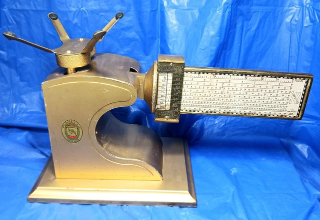 1920s PELOUZE CHICAGO Vintage Brass Scale General Store Candy Antique