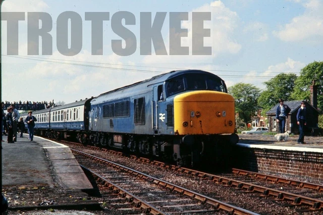 35MM SLIDE BR British Rail Diesel Loco Class 46 46009 Spalding 1982