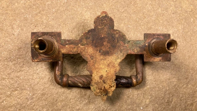 Poignée de tirage antique ornée pièce de rechange victorienne quincaillerie commode 5