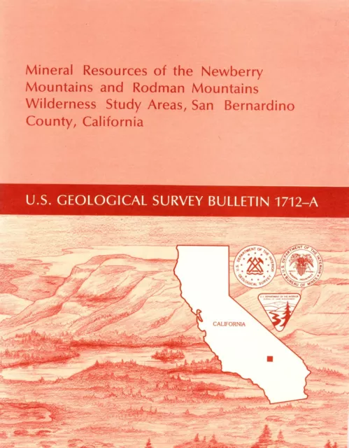 Gold silver mines, Newberry Springs, Daggett, Calif, Mojave Desert, RARE report