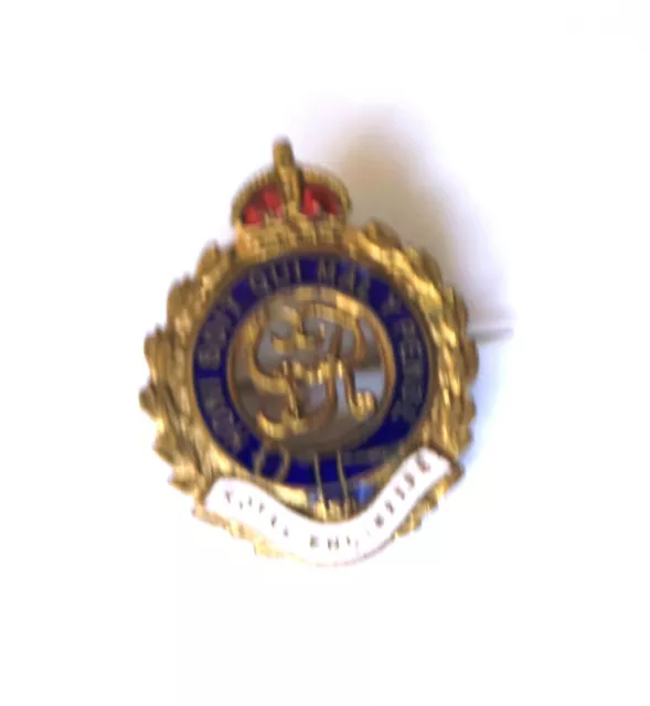 Ww1 / Wwi Military Enamel The Royal Engineers Regiment Sweetheart Brooch