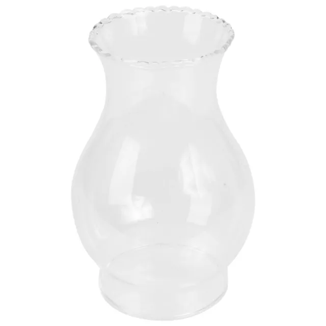 Kerosene Oil Lamp Shade Clear Glass Light Cover Home Decor 14.5x9.5cm 3