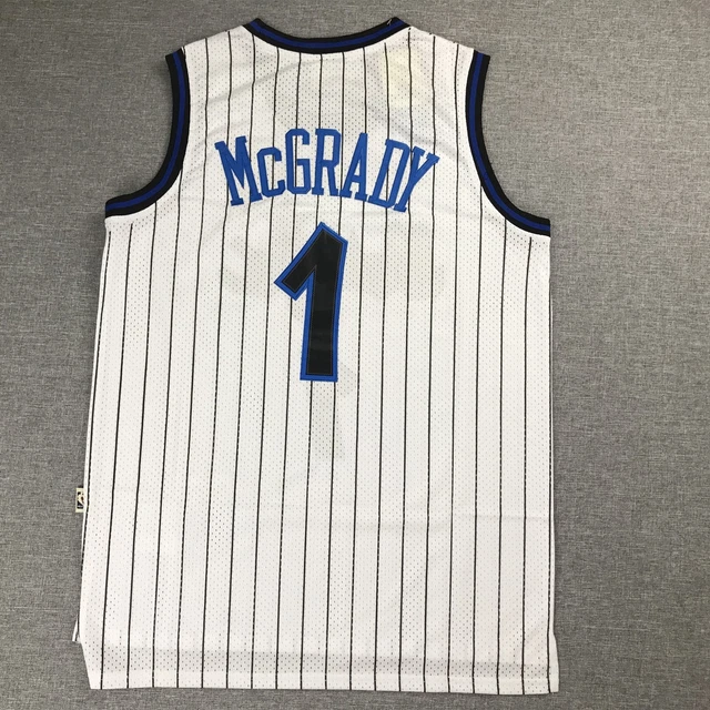 RETRO TRACY MCGRADY 1 Orlando Magic Basketball Jersey White