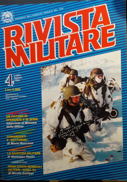 Rivista Militare " Periodico dell'Esercito "  Luglio-Agosto 1995