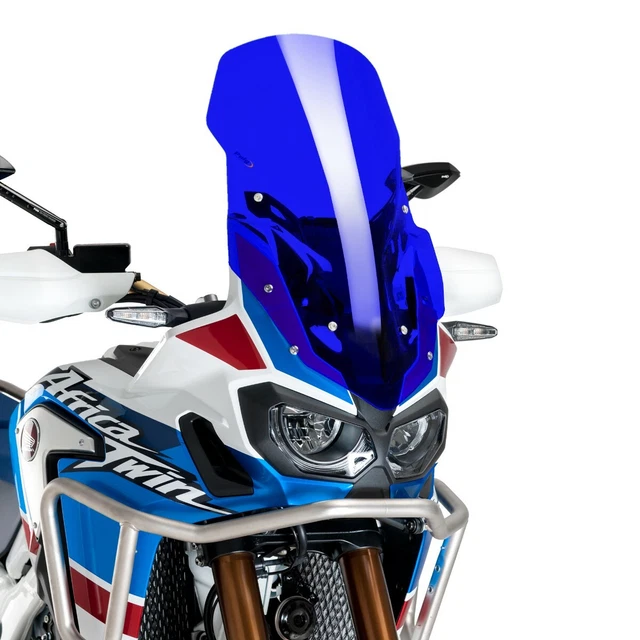 CUPOLINO TOURING PER Honda Africa Twin CRF 1000 L 16-19 blu Puig