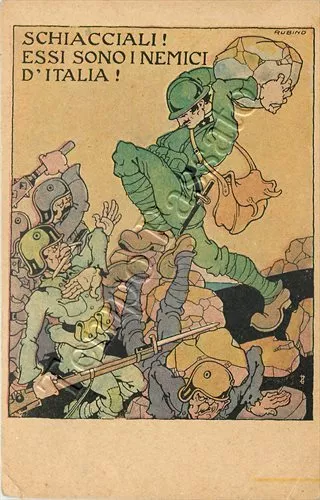 814 - Regno - Franchigia militare F 14H/15, 1917 / illustratore Rubino