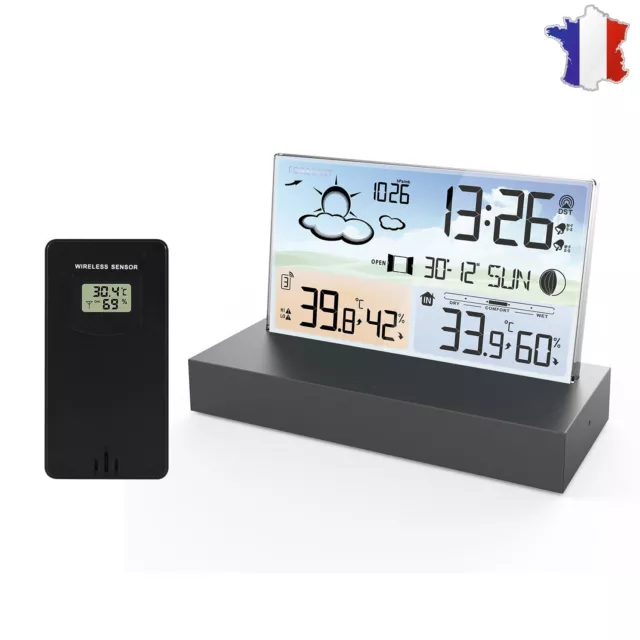 Station Météo Sans Fil Ecran Tactile Digitale Thermomètre