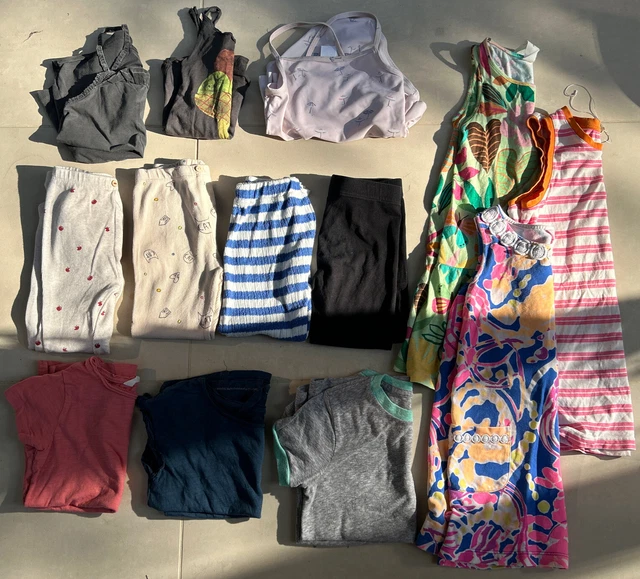 girls capsule bundle wardrobe Leggings White Company zara Mango Arket Age 3-4