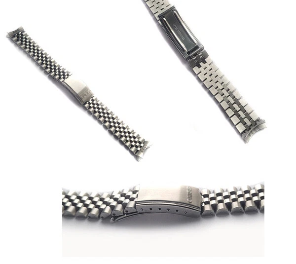 Bracelet De Montre En Inox Argenté 20mm - Compatible Seiko, Neuf Sans étiquette