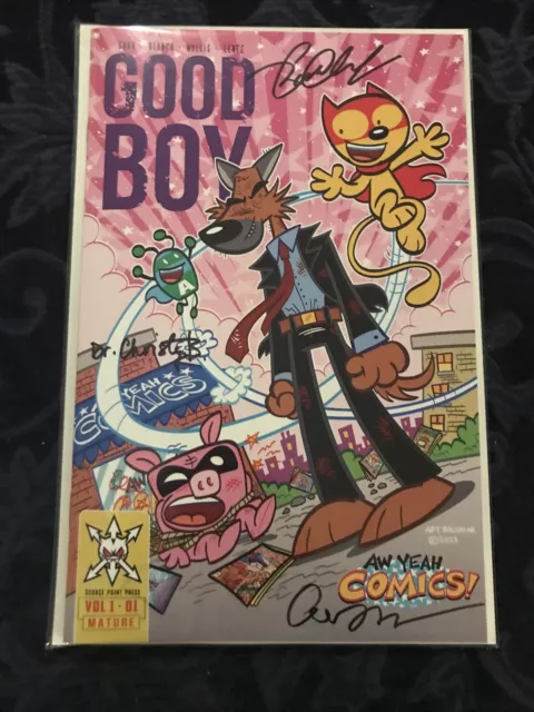 Good Boy #1 Signed 3x Gunn, Blanch, Baltalar Muncie Con Exclusive 2023 LTD COA