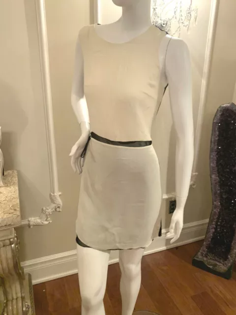 Les Copains Women Black & ivory Cocktail Dress SIZE S {SEMPLE}