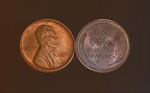 Lincoln Cent Wheat Penny 1909-VDB Coin