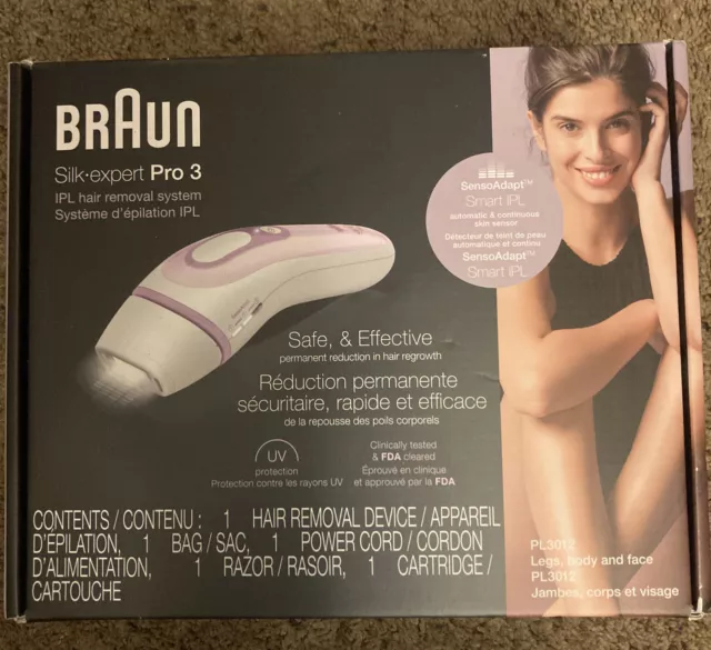 Sistema de depilación permanente Braun IPL Silk-expert Pro 3 (PL3012)