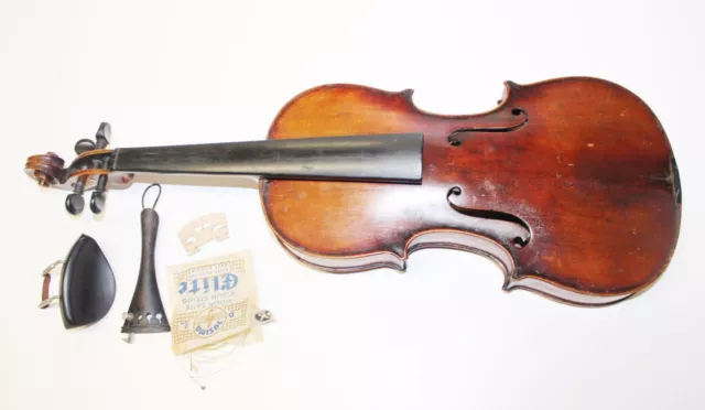 Alte Geige Violine 4/4 Geigenkorpus