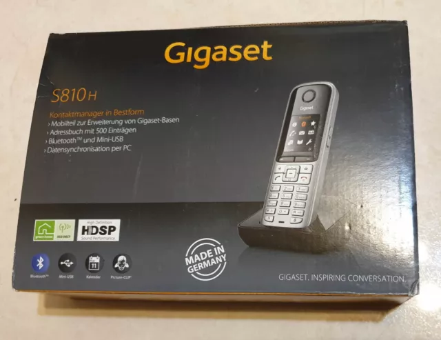 Gigaset S810 IP DECT Handset with Charging Base, in original box