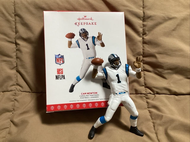 NEW 2017 Hallmark Keepsake Ornament Cam Newton Carolina Panthers NFL Football