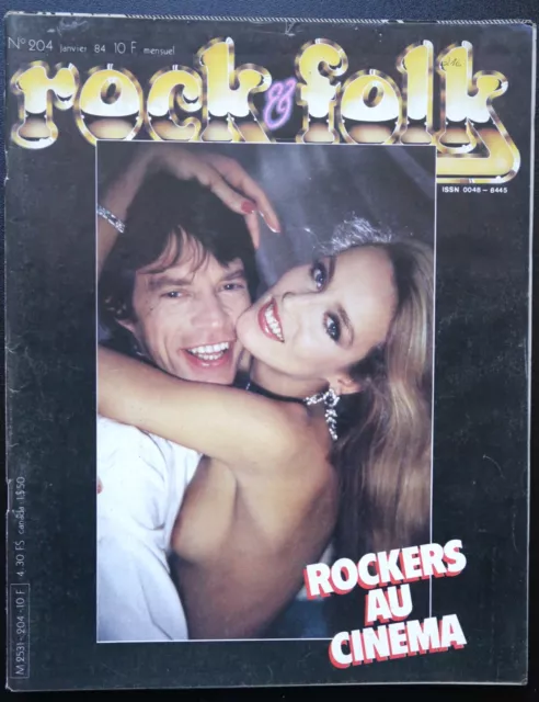 Rock & Folk 1984 Mick Jagger Michael Jackson Elvis Presley The Clash