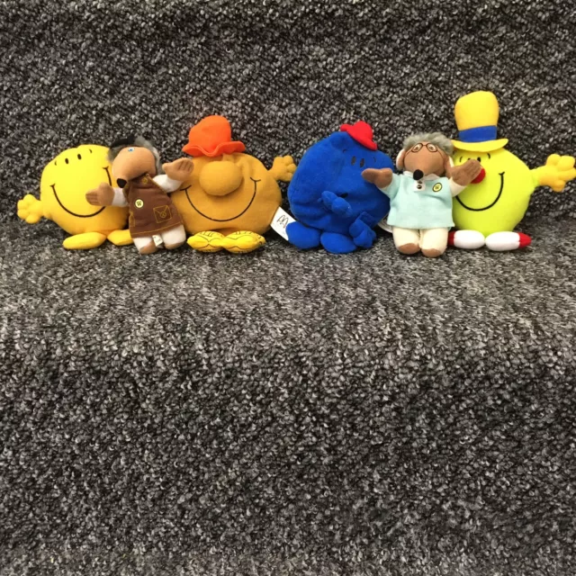 McDonald’s Mr Men & Wombles Happy Meal Soft Toys 99-01 Reversible Mr Men Plush