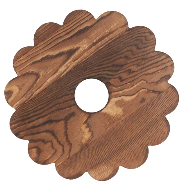 Rollbrett Für Blumentöpfe – 20x20 Cm Aus Verdicktem Holz Mit Rädern, Zum Leichten Bewegen Von Pflanzen
