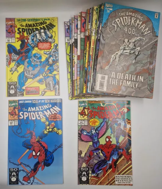 The Amazing Spiderman Bundle - Between #351-400 - x33 Marvel Comics Joblot VF/NM