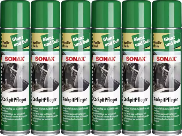 Sonax CockpitPfleger Vanilla-fresh 400 ml VPE set 6 pezzi 03423000